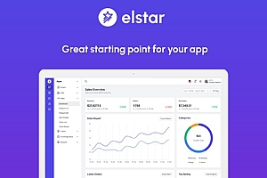 正版|Elstar-React Tailwind管理模板