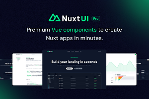 正版|NuxtUI 高级版组件+模板