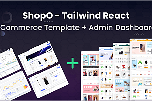 Shopo-Tailwind React电子商务模板