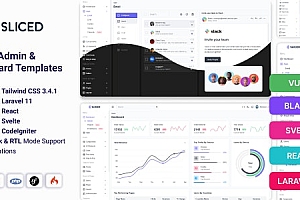 SLICED-基于TailwindCSS的仪表板模板